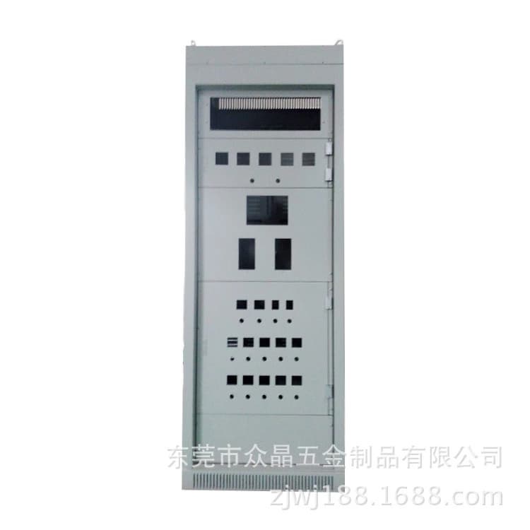 sheet metal cabinet for power control distribution system